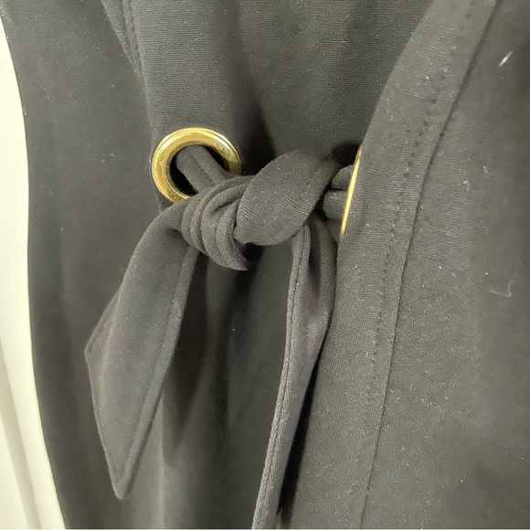 Taylor Black Cocktail dress with adjustable tie waist - Picture 7 of 8